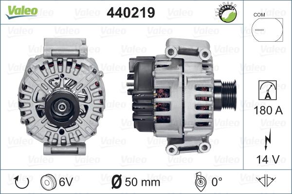 Valeo 440219 - Генератор avtolavka.club