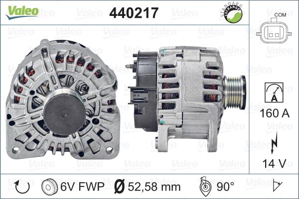 Valeo 440217 - Генератор avtolavka.club