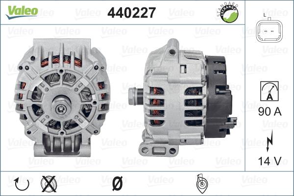 Valeo 440227 - Генератор avtolavka.club