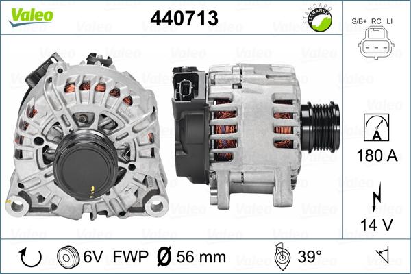 Valeo 440713 - Генератор avtolavka.club