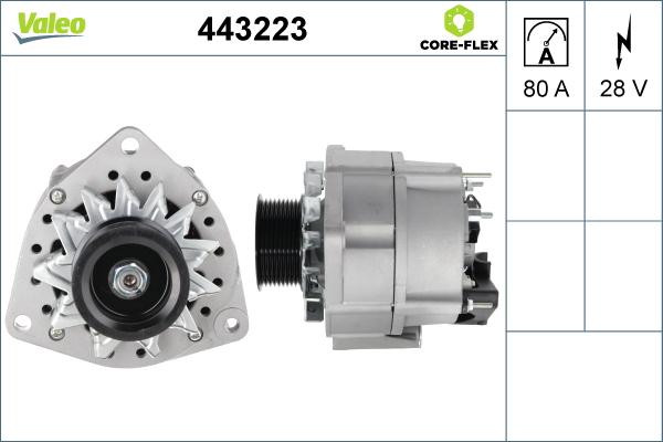 Valeo 443223 - Генератор avtolavka.club