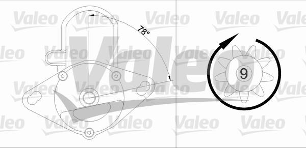 Valeo 455951 - Стартер avtolavka.club