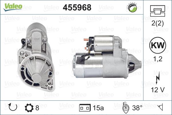 Valeo 455968 - Стартер avtolavka.club