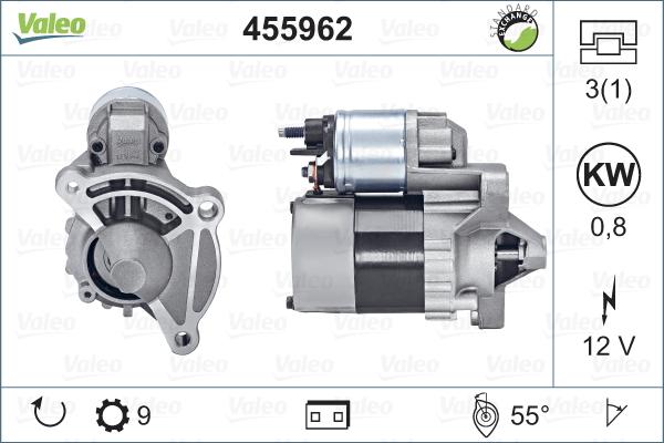 Valeo 455962 - Стартер avtolavka.club