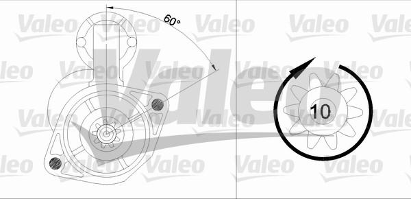 Valeo 455905 - Стартер avtolavka.club