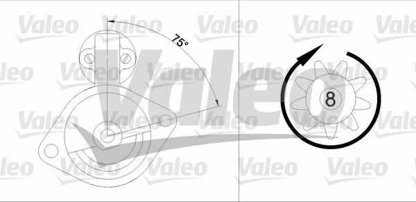 Valeo 455901 - Стартер avtolavka.club