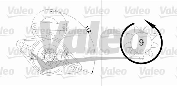 Valeo 455916 - Стартер avtolavka.club