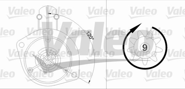 Valeo 455911 - Стартер avtolavka.club