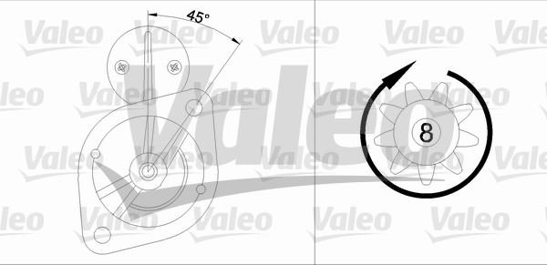 Valeo 455913 - Стартер avtolavka.club