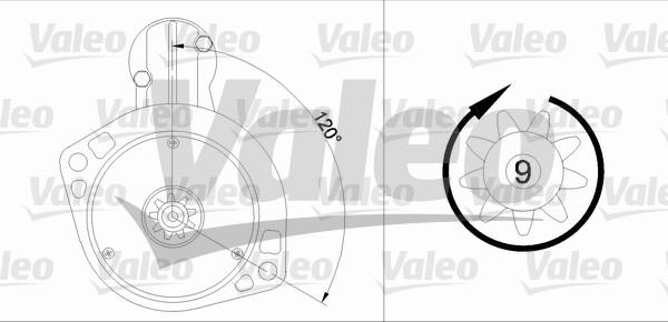 Valeo 455912 - Стартер avtolavka.club