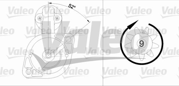 Valeo 455920 - Стартер avtolavka.club