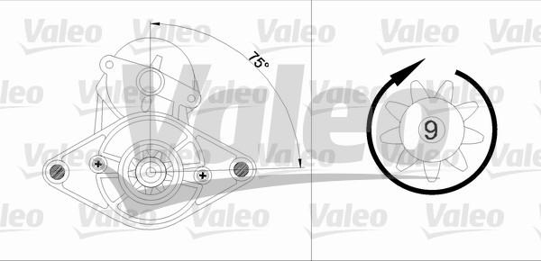 Valeo 455923 - Стартер avtolavka.club