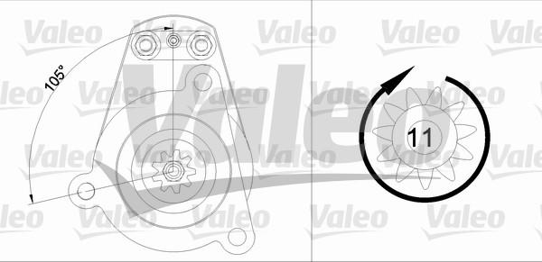 Valeo 455541 - Стартер avtolavka.club