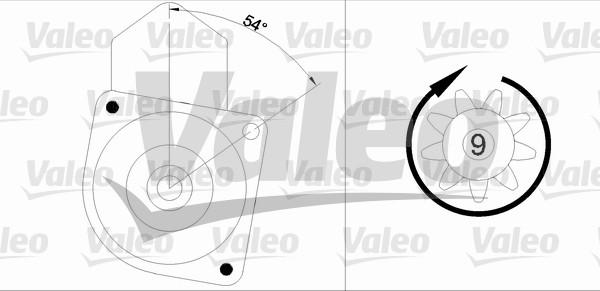 Valeo 455547 - Стартер avtolavka.club