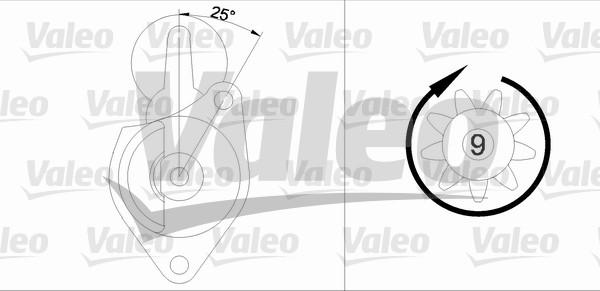 Valeo 455564 - Стартер avtolavka.club