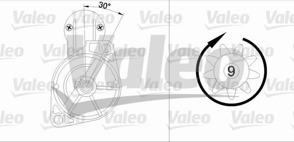 Valeo 455566 - Стартер avtolavka.club