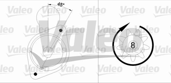 Valeo 455568 - Стартер avtolavka.club