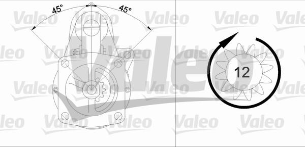 Valeo 455509 - Стартер avtolavka.club