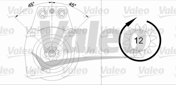 Valeo 455502 - Стартер avtolavka.club