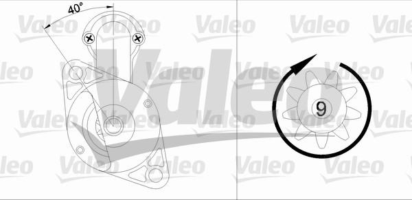 Valeo 455585 - Стартер avtolavka.club