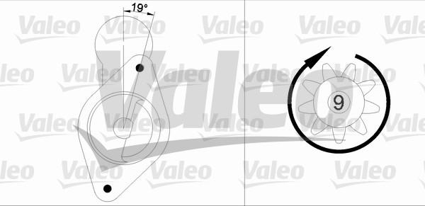 Valeo 455586 - Стартер avtolavka.club