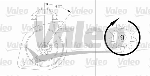 Valeo 455581 - Стартер avtolavka.club