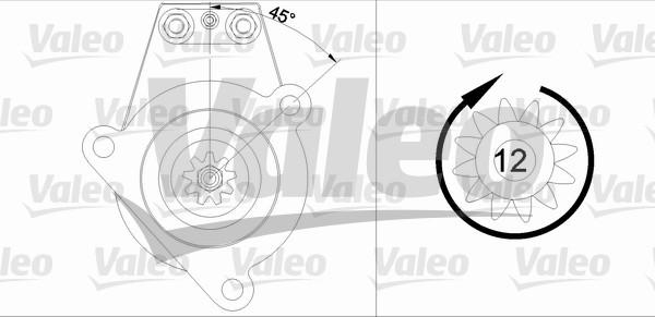 Valeo 455538 - Стартер avtolavka.club