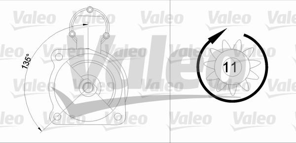 Valeo 455525 - Стартер avtolavka.club