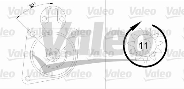 Valeo 455571 - Стартер avtolavka.club