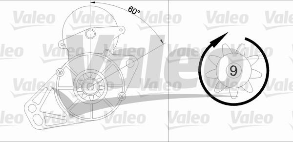 Valeo 455577 - Стартер avtolavka.club