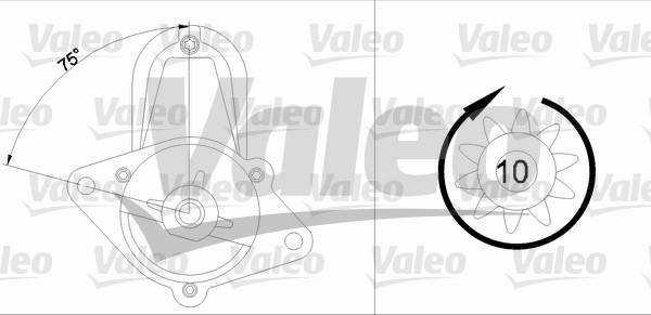 Valeo 455699 - Стартер avtolavka.club