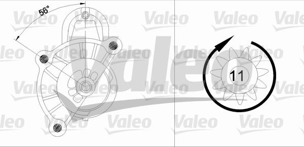 Valeo 455691 - Стартер avtolavka.club