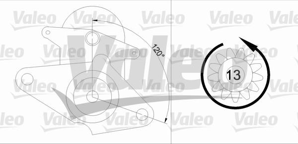 Valeo 455604 - Стартер avtolavka.club