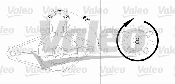 Valeo 455600 - Стартер avtolavka.club