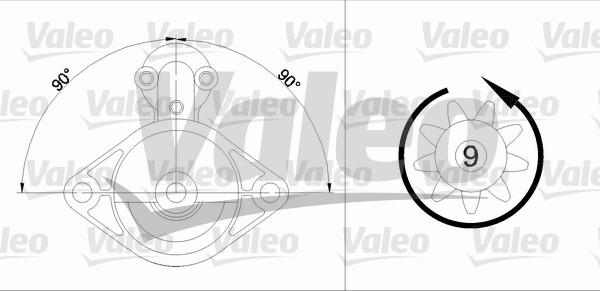 Valeo 455601 - Стартер avtolavka.club