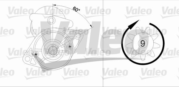 Valeo 455612 - Стартер avtolavka.club