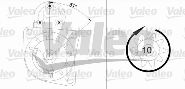 Valeo 455684 - Стартер avtolavka.club