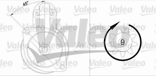 Valeo 455681 - Стартер avtolavka.club