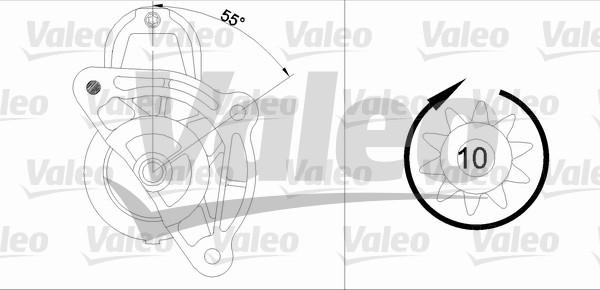 Valeo 455687 - Стартер avtolavka.club