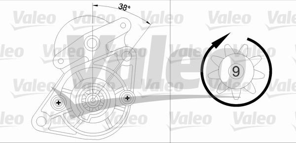 Valeo 455638 - Стартер avtolavka.club