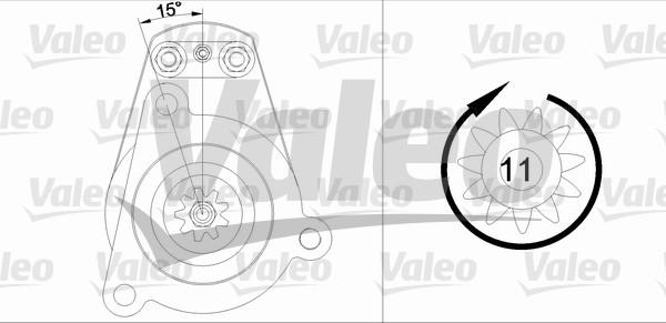 Valeo 455620 - Стартер avtolavka.club