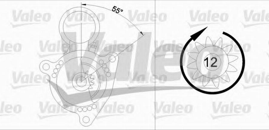 Valeo 455627 - Стартер avtolavka.club