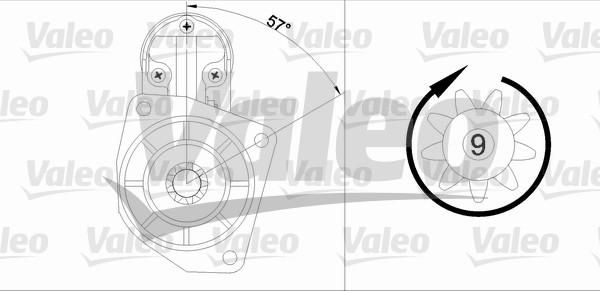 Valeo 455679 - Стартер avtolavka.club