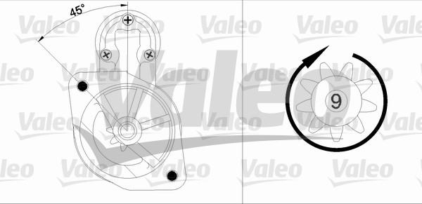 Valeo 455881 - Стартер avtolavka.club