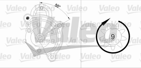 Valeo 455748 - Стартер avtolavka.club