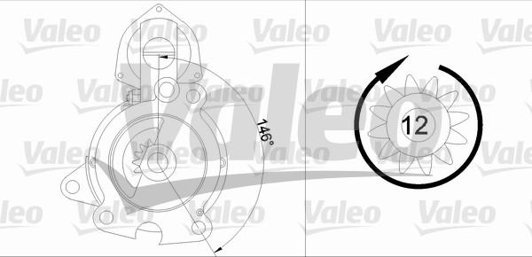 Valeo 455703 - Стартер avtolavka.club