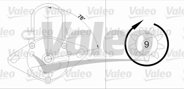 Valeo 455737 - Стартер avtolavka.club