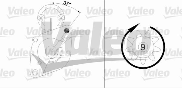 Valeo 455722 - Стартер avtolavka.club