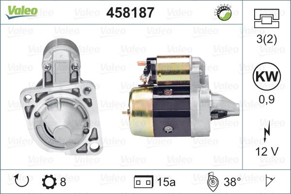 Valeo 458187 - Стартер avtolavka.club