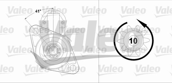 Valeo 458215 - Стартер avtolavka.club